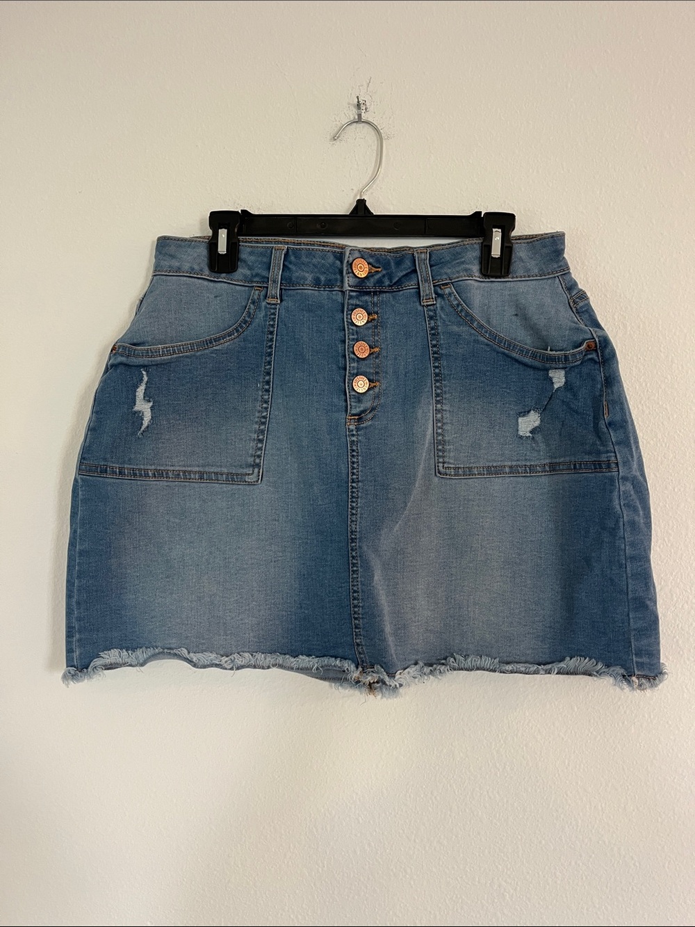 Justice Denim Mini Skirt Girls XL 22 Plus